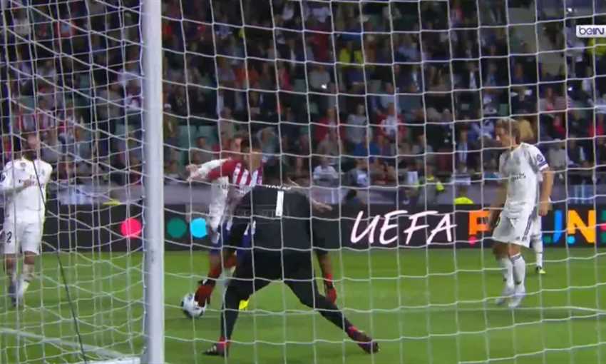 هدف دييجو كوستا الثاني في ريال مدريد 2-2 (السوبر الأوروبي)