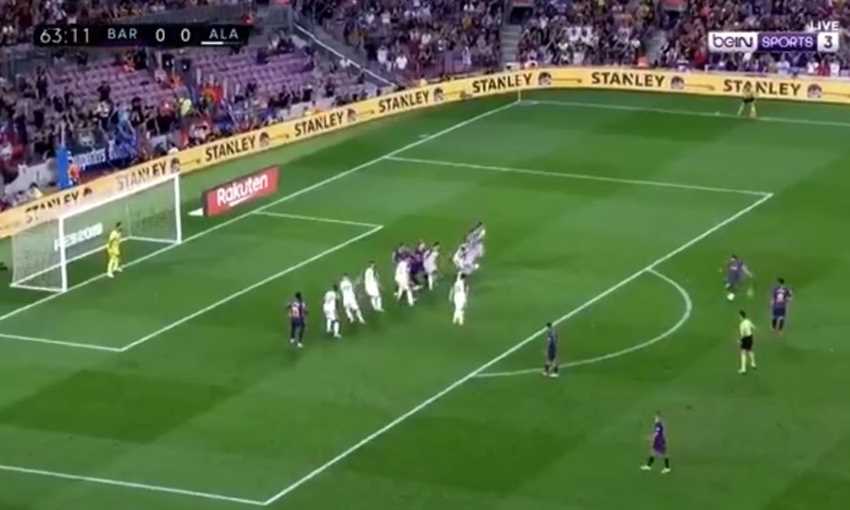 أهداف فوز برشلونة على ألافيس 3-0.. ثنائية ميسي