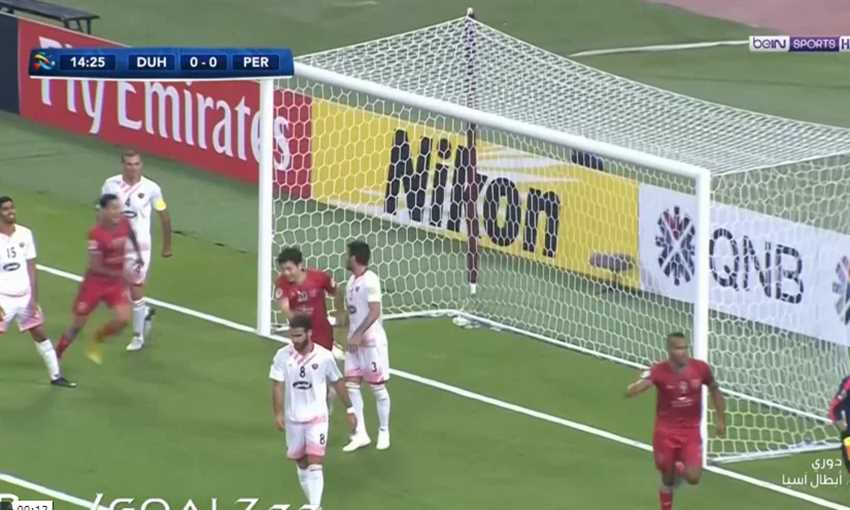 هدف فوز الدحيل على برسبوليس (دوري أبطال آسيا)