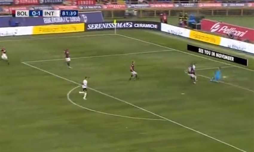 أهداف فوز إنتر على بولونيا 3-0 (الدوري الإيطالي)