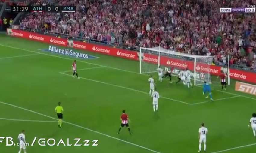 هدفا تعادل أتليتك بلباو أمام ريال مدريد 