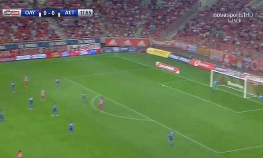هدف خرافي لأولمبياكوس في الدوري اليوناني