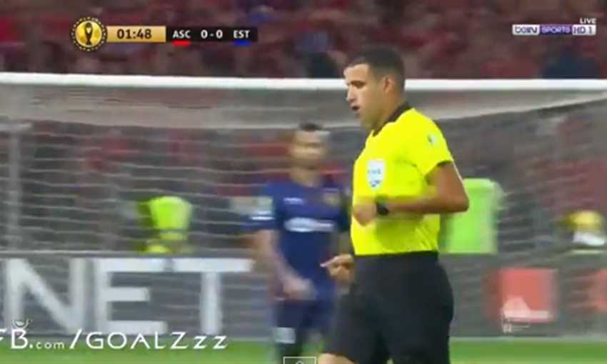 إصابة في رأس وليد سليمان بعد التحام قوي مع خليل شمام