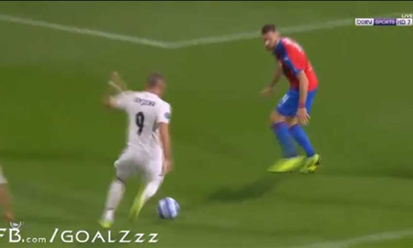 هدف كريم بنزيمة الرائع لريال مدريد في شباك فيكتوريا بلزن