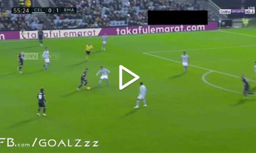هدف سيلتا فيجو الأول في شباك ريال مدريد (أوجو مايو)