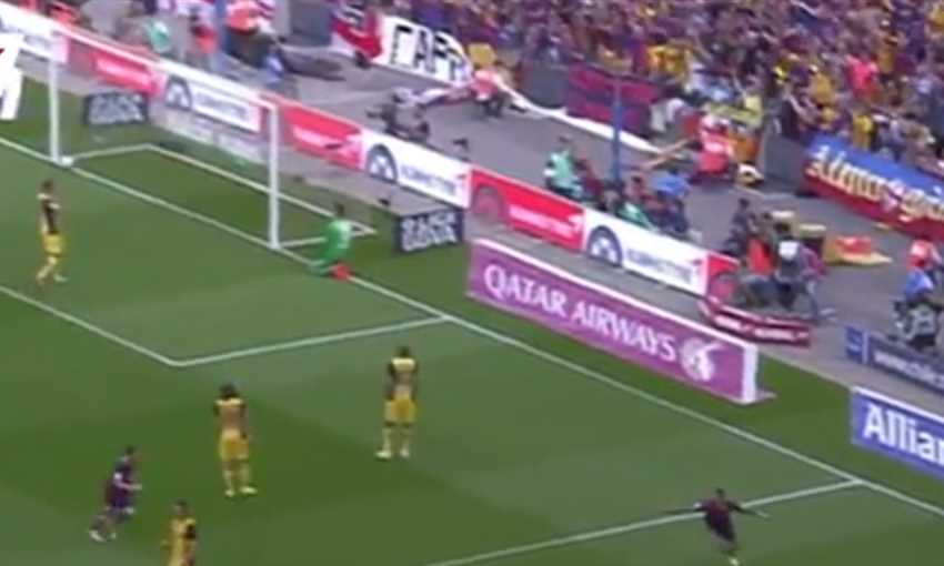 هدف أليكسيس الخارق في شباك أتليتكو الذي كاد يجلب الدوري لبرشلونة