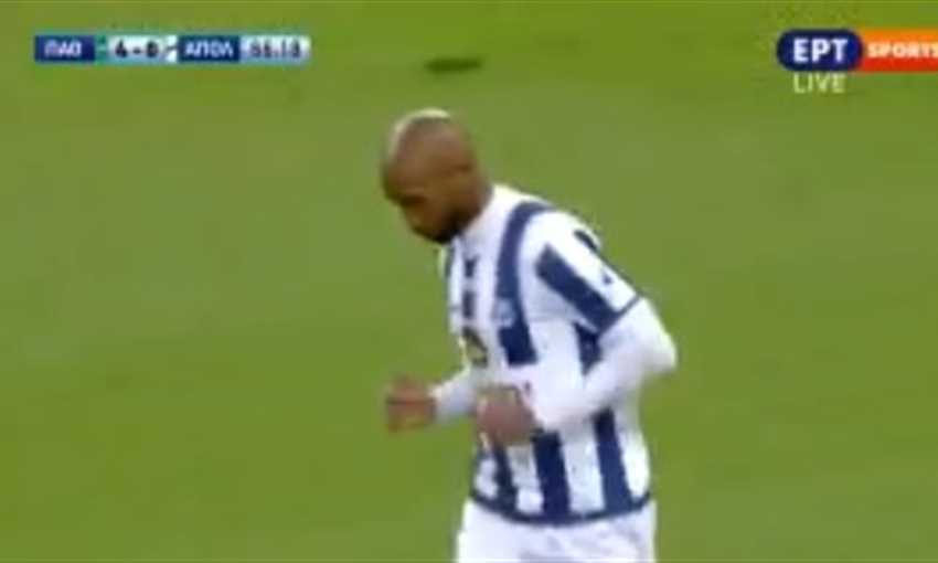 هدف شيكابالا مع أبولون أمام باناثينايكوس