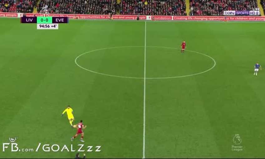 هدف فوز ليفربول القاتل أمام إيفرتون - أوريجي