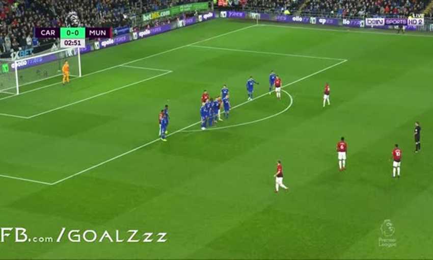 أهداف اكتساح يونايتد لـ كارديف 5-1 (الدوري الإنجليزي)