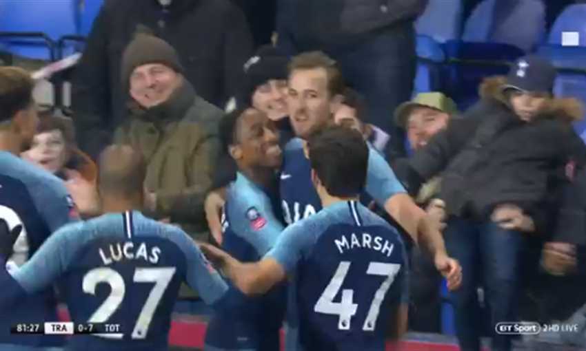 أهداف فوز توتنام على ترانمير روفرز 7-0 (كأس الاتحاد الإنجليزي)