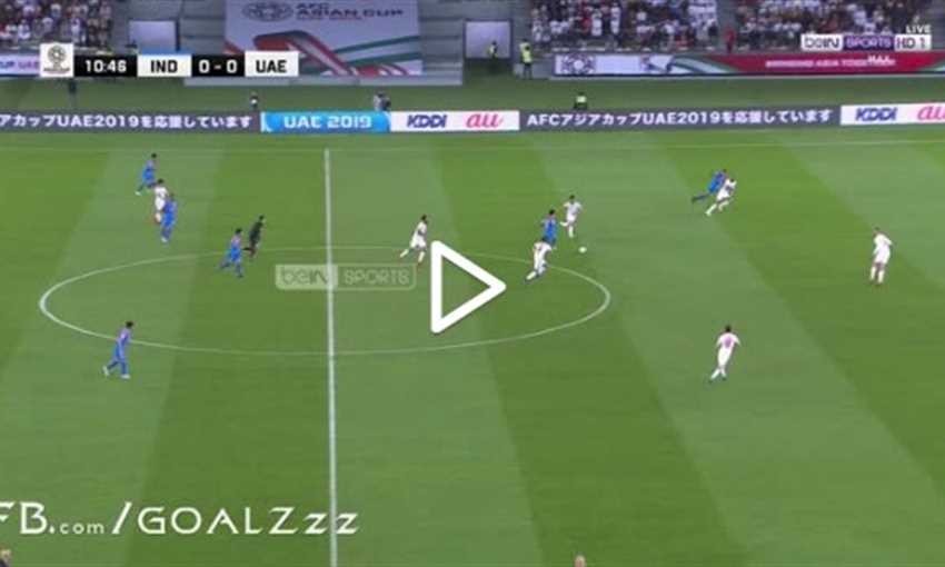 خالد عيسى يتألق ويحافظ على شباك الإمارات أمام الهند