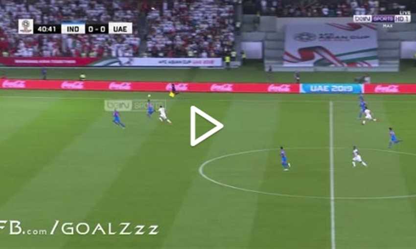 هدفا فوز الإمارات على الهند 2-0 (كأس آسيا 2019)