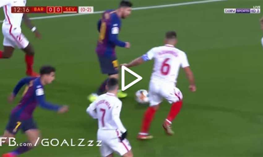 أهداف فوز برشلونة على إشبيلية 1/6 (كأس ملك إسبانيا)