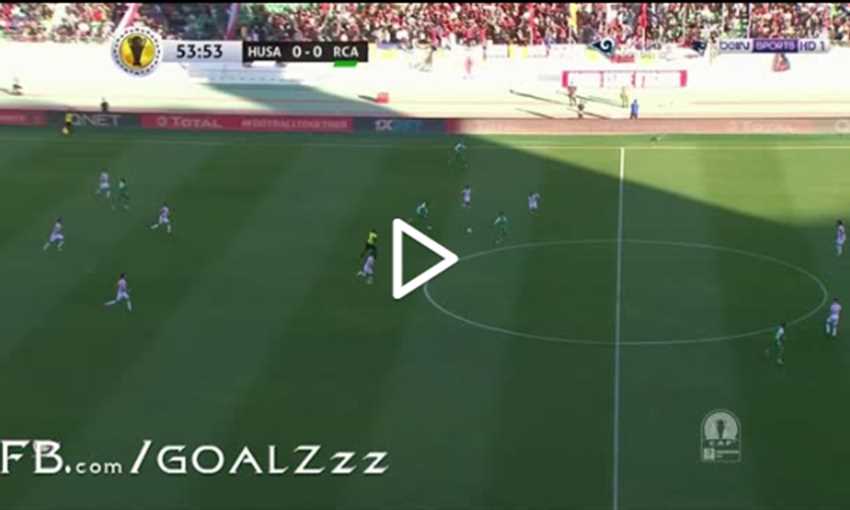 هدفا تعادل حسنية أغادير والرجاء 1/1 (الكونفدرالية الإفريقية)