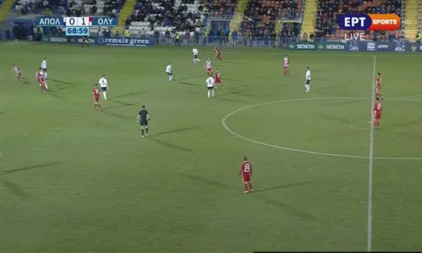 هدف كوكا في انتصار أوليمبياكوس على أبولون