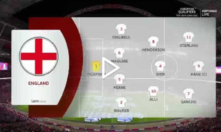 أهداف فوز إنجلترا على التشيك 5-0 (تصفيات يورو 2020)