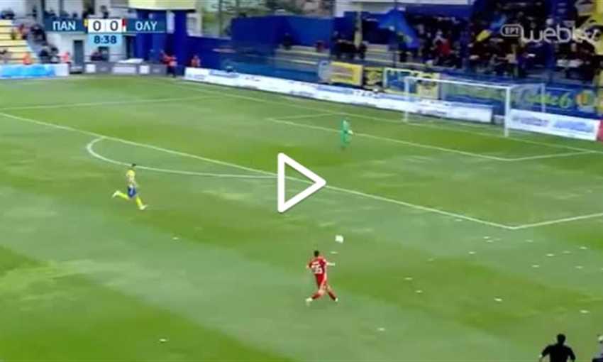 كوكا يصنع هدفا لـ أوليمبياكوس أمام بانياتوليكوس