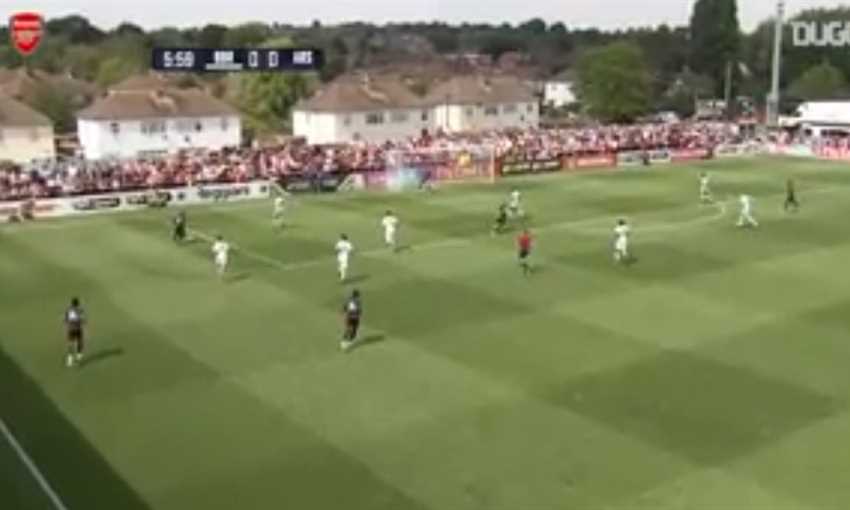 أول هدف لـ أرسنال في حقبة إيمري بتوقيع أوباميانج