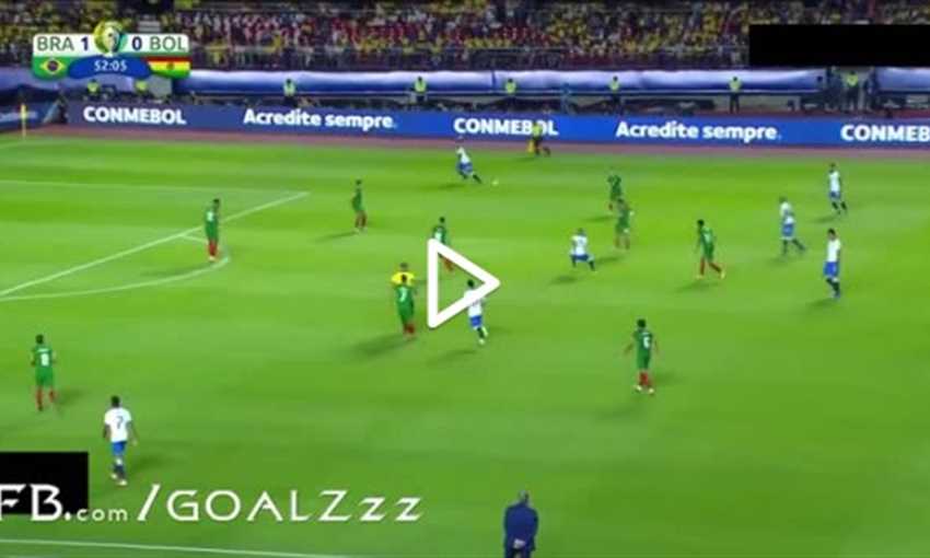 ثاني أهداف البرازيل أمام بوليفيا (كوتينيو)