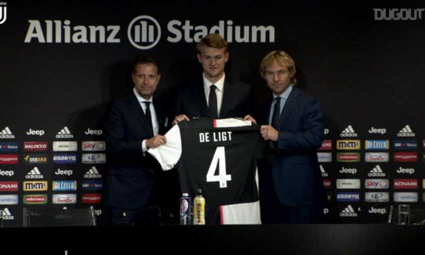مؤتمر تقديم ماتياس دي ليخت لاعبا جديدا ليوفنتوس