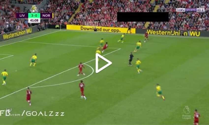 هدف ليفربول الرابع أمام نورويتش من تسجيل أوريجي