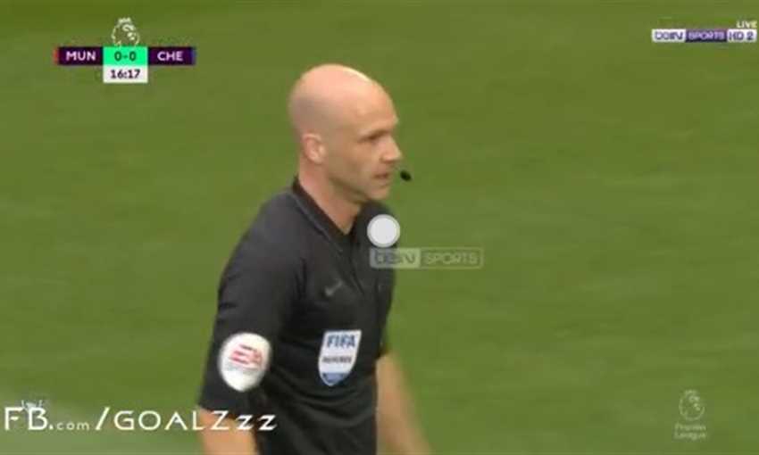 هدف مانشستر يونايتد الأول أمام تشيلسي (راشفورد)