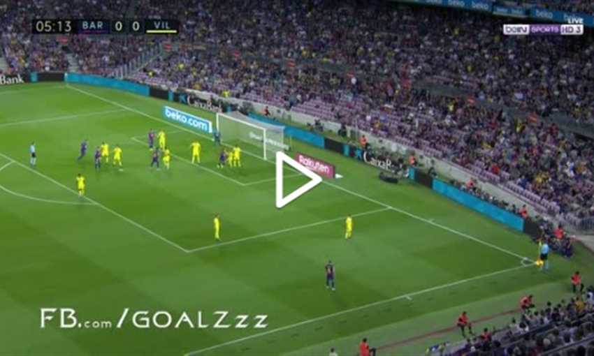 أول تعاون بين ميسي وجريزمان.. هدف برشلونة الأول أمام فياريال