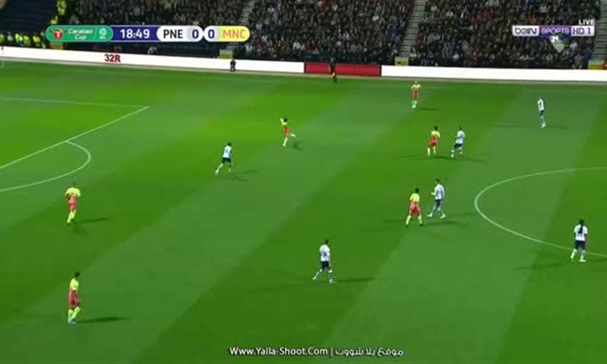 أهداف انتصار مانشستر سيتي على بريستون نورث إيند 3-0 (كأس الرابطة الإنجليزية)