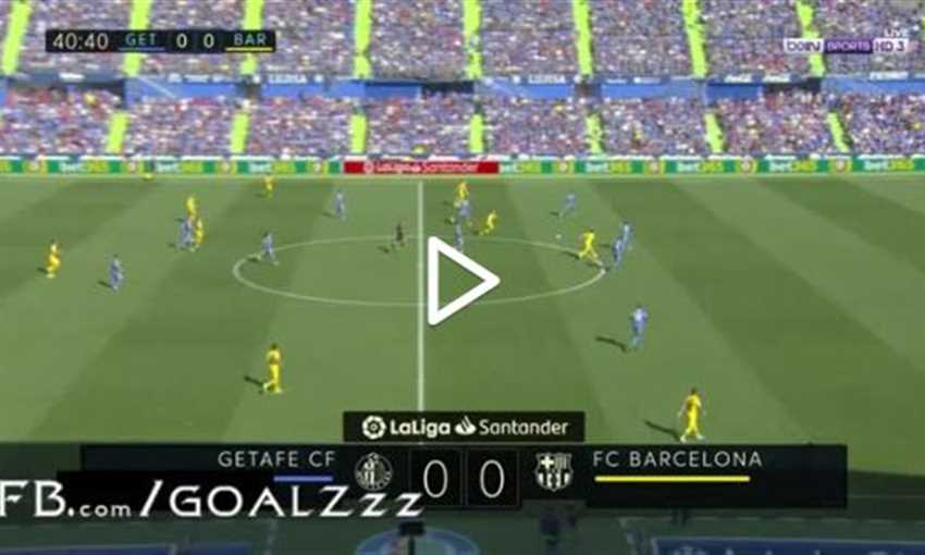 تير شتيجن يصنع هدفا لـ برشلونة أمام خيتافي