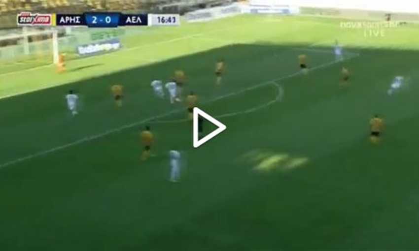 وردة يصنع ويسجل في فوز لاريسا على أريس 3-2