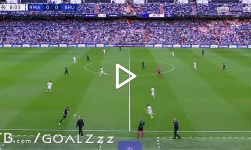 هدف كلوب بروج الأول في ريال مدريد