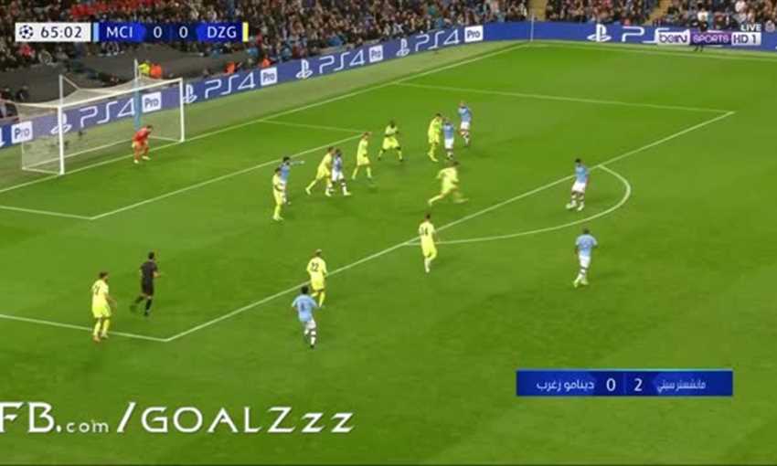 هدفا فوز مانشستر سيتي على دينامو زغرب (دوري أبطال أوروبا)