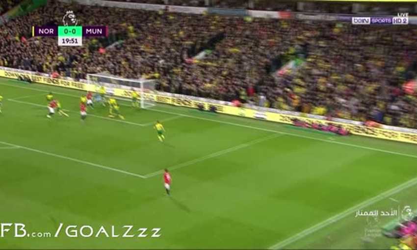 أهداف فوز مانشستر يونايتد على نورويتش 3-1 (الدوري الإنجليزي)