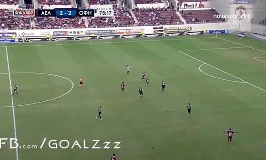 وردة يصنع هدف انتصار لاريسا في الدوري اليوناني