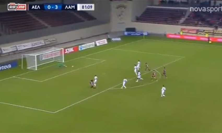 ملخص خسارة لاريسا بثلاثية في اليونان وفرص وردة