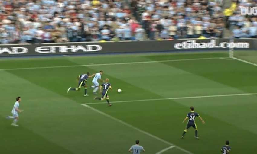 أول هاتريك لـ أجويرو في مسيرته بالدوري الإنجليزي