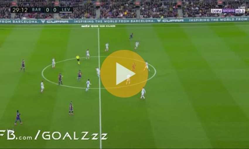 هدف برشلونة الأول في ليفانتي (فاتي)
