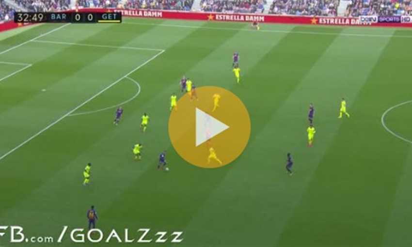 هدف برشلونة الأول أمام خيتافي (جريزمان)