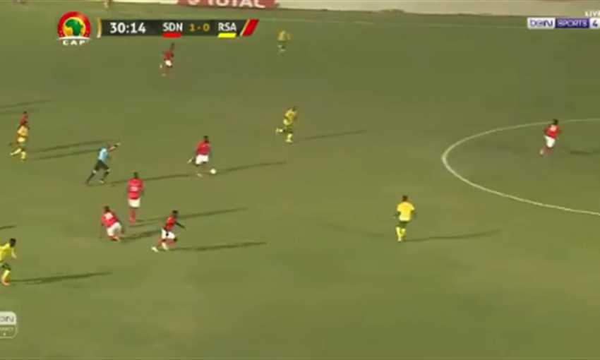 هدف السودان الثاني في جنوب إفريقيا (تصفيات أمم إفريقيا)