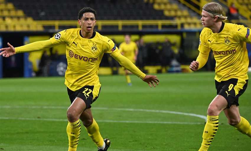 هدف جود بيلينجهام لبروسيا دورتموند ضد مانشستر سيتي (دوري أبطال أوروبا)