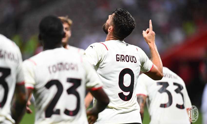 هدف ميلان الأول في نيس - أوليفييه جيرو (ودي)