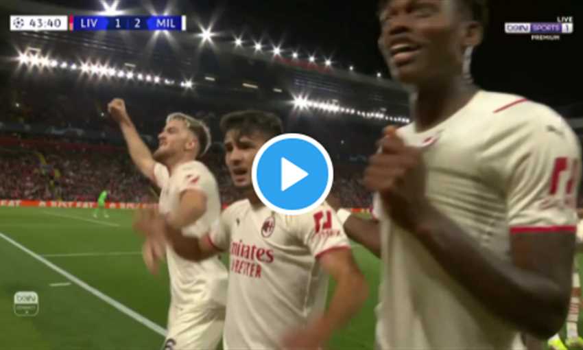 هدف ميلان الثاني في ليفربول - براهيم دياز (دوري أبطال أوروبا)