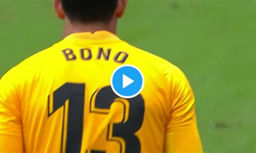 تصدي بونو لركلة جزاء سوسيداد