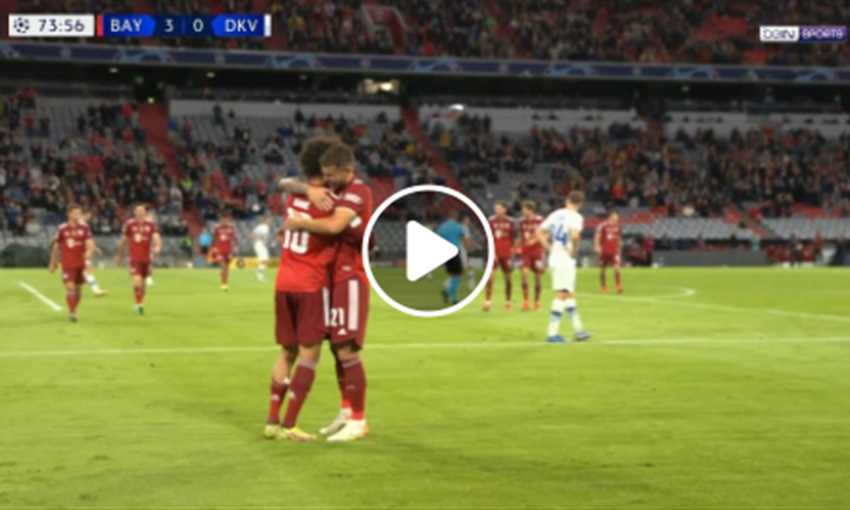 هدف بايرن ميونيخ الخامس في دينامو كييف - ليروي ساني