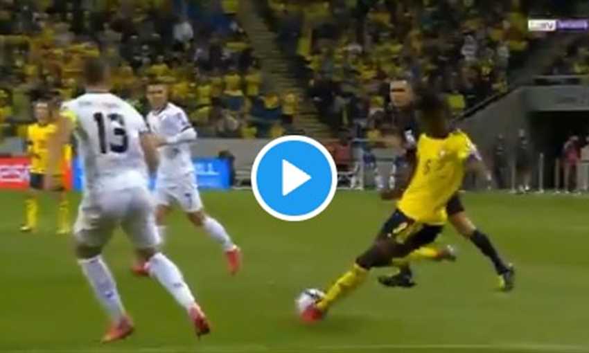 هدف السويد الرائع في شباك كوسوفو (أليكساندر إيزاك)