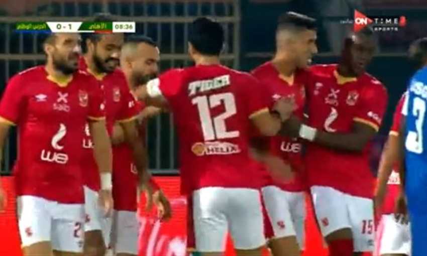 هدف محمد شريف الأول للأهلي في شباك الحرس الوطني (دوري أبطال إفريقيا)