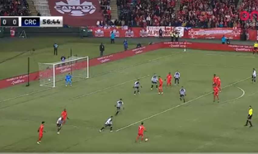 هدف فوز كندا على كوستاريكا 1-0 (تصفيات كأس العالم)