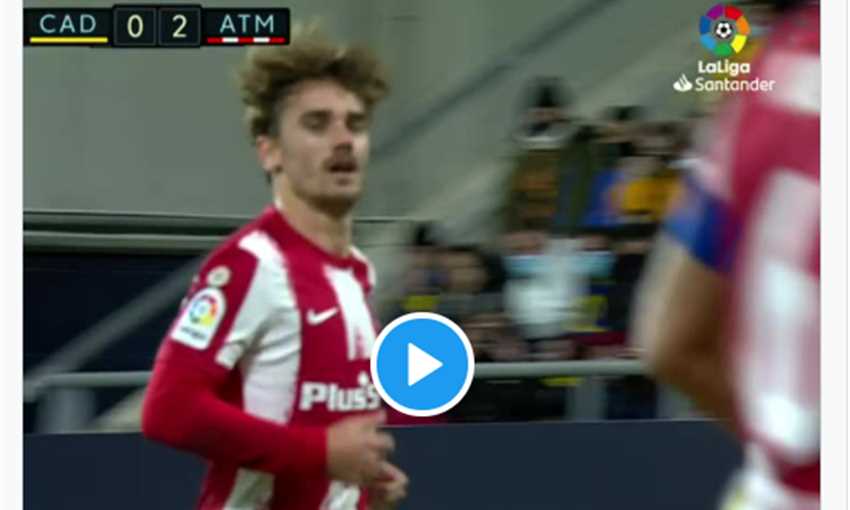 ملخص فوز أتليتكو مدريد على قادش 4-1 (الدوري الإسباني)