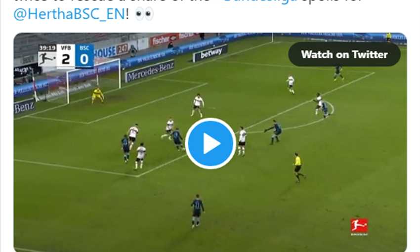 هدف عمر مرموش في ملخص تعادل شتوتجارت مع هيرتا برلين 2-2 (الدوري الألماني)