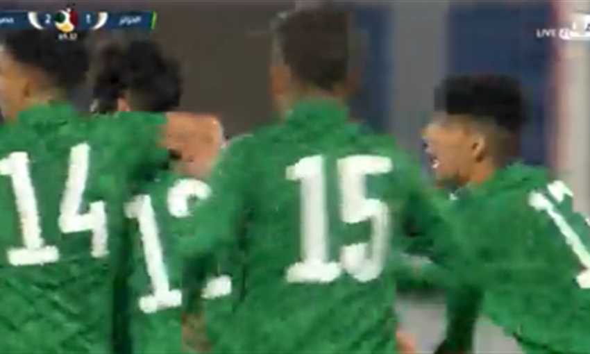 هدف الجزائر في مرمى مصر بكأس العرب للشباب 